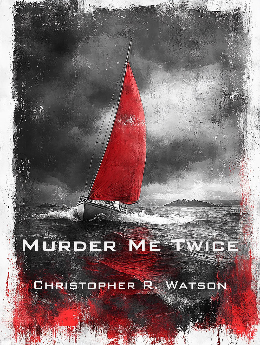 The working book cover for Murder Me Twice by Christopher R Watson